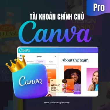 Tài khoản Canva Pro chính chủ 