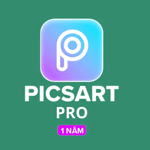 Tài khoản PICSART Pro 1 Năm chỉ 99K